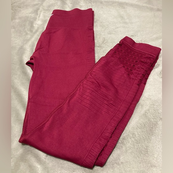 Maroon Gymshark Athletic Pants - Picture 5 of 5